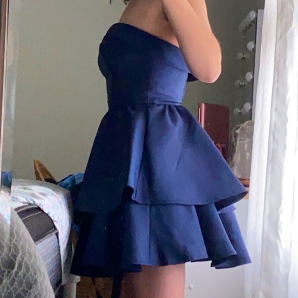 Layered Mini Dress - Picture 2 of 3